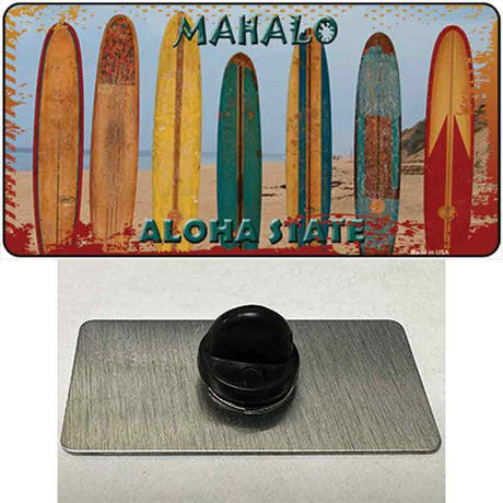 Aloha State Hawaii Blank State Novelty Metal Hat Pin