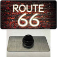 Route 66 Neon Brick Novelty Metal Hat Pin