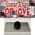 Scraps Of Love Novelty Metal Hat Pin