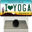 I Love Yoga Novelty Metal Hat Pin