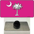 South Carolina Flag Pink Novelty Metal Hat Pin