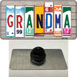 Grandma Wood License Plate Art Novelty Metal Hat Pin