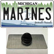 Marines Michigan Novelty Metal Hat Pin