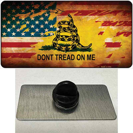 Dont Tread On Me US Flag Novelty Metal Hat Pin