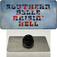 Southern Bell Raisin Hell Novelty Metal Hat Pin