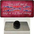 Call Me A Southern Girl Novelty Metal Hat Pin