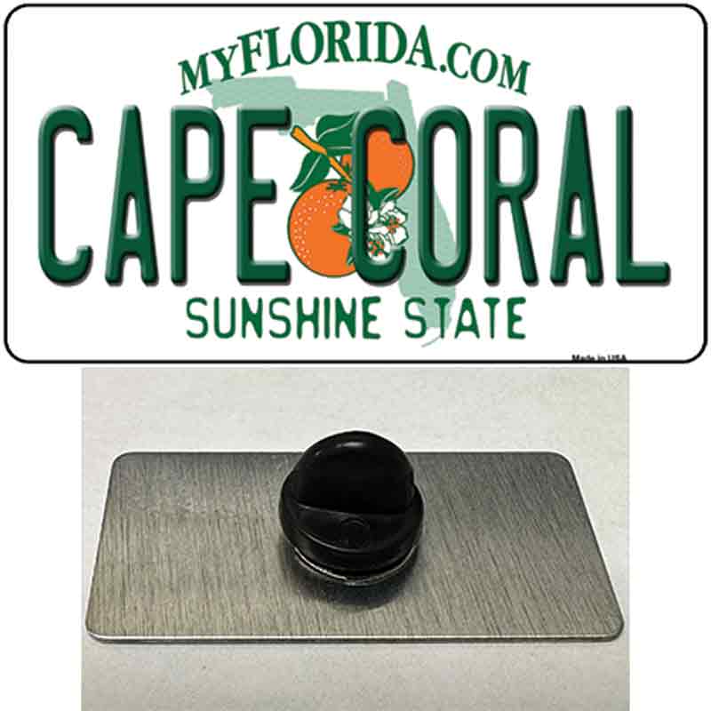 Cape Coral Florida Novelty Metal Hat Pin