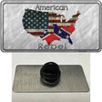 American Rebel Map Novelty Metal Hat Pin