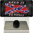 Confederate Keep It Flying Novelty Metal Hat Pin