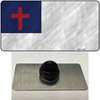 Christian Flag Novelty Metal Hat Pin