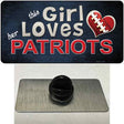 This Girl Loves Her Patriots Novelty Metal Hat Pin