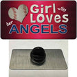 This Girl Loves Her Angels Novelty Metal Hat Pin