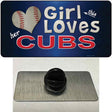 This Girl Loves Her Cubs Novelty Metal Hat Pin