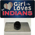 This Girl Loves Her Indians Novelty Metal Hat Pin