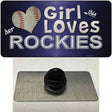 This Girl Loves Her Rockies Novelty Metal Hat Pin