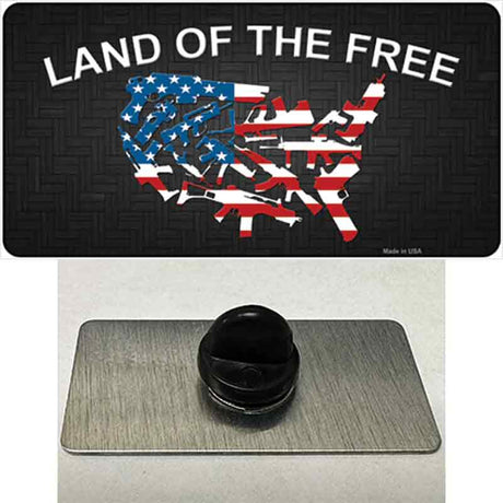 Land Of The Free Novelty Metal Hat Pin