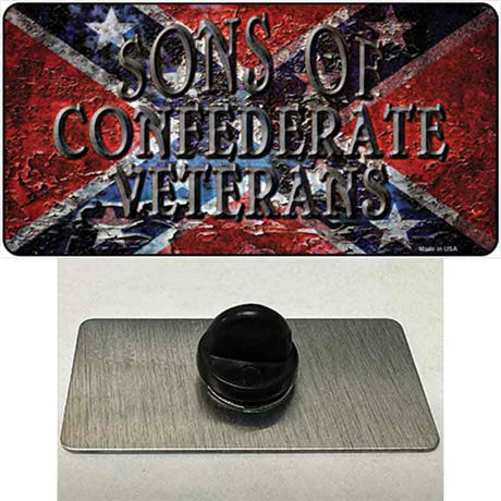 Sons Of Confederate Veterans Novelty Metal Hat Pin