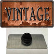 Vintage Rusty Sign Novelty Metal Hat Pin