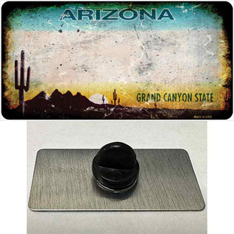 Arizona Rusty Blank Novelty Metal Hat Pin