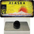 Alaska Rusty Blank Novelty Metal Hat Pin