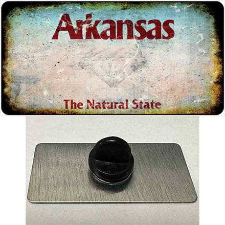 Arkansas Rusty Blank Novelty Metal Hat Pin