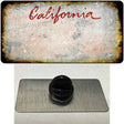 California Rusty Blank Novelty Metal Hat Pin