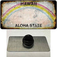 Hawaii Rusty Blank Novelty Metal Hat Pin