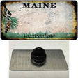 Maine Rusty Blank Novelty Metal Hat Pin