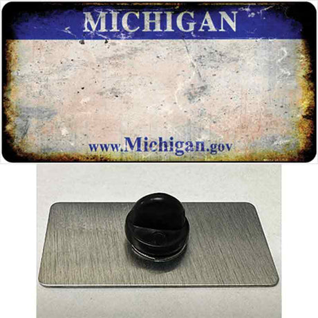 Michigan Gov Rusty Blank Novelty Metal Hat Pin