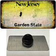 New Jersey Rusty Blank Novelty Metal Hat Pin