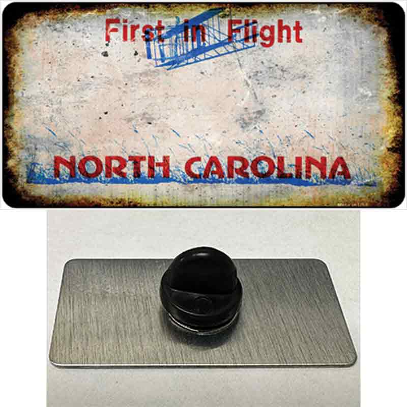 North Carolina Rusty Blank Novelty Metal Hat Pin