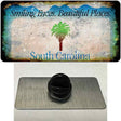 South Carolina Blue Rusty Blank Novelty Metal Hat Pin