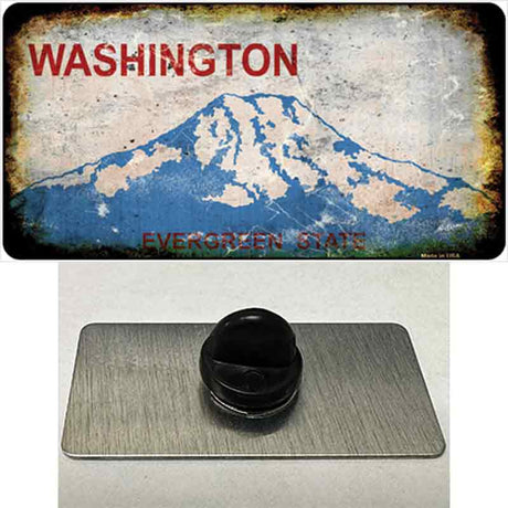 Washington Rusty Blank Novelty Metal Hat Pin