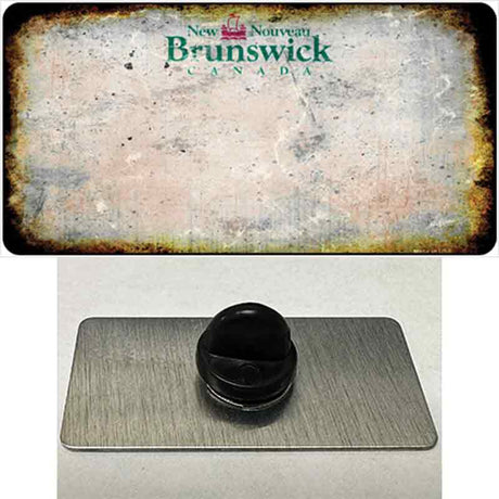 New Brunswick Rusty Blank Novelty Metal Hat Pin