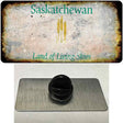 Saskatchewan Rusty Blank Novelty Metal Hat Pin