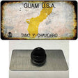 Guam Rusty Blank Novelty Metal Hat Pin