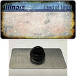 Illinois Lincoln Rusty Blank Novelty Metal Hat Pin