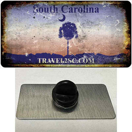 South Carolina Rusty Blank Novelty Metal Hat Pin