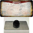 Ohio Rusty Blank Novelty Metal Hat Pin