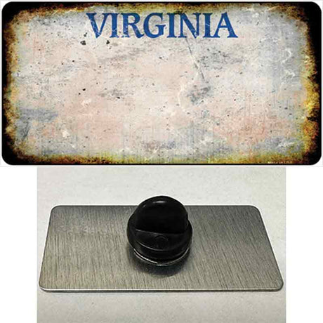 Virginia Old Dominion Rusty Blank Novelty Metal Hat Pin