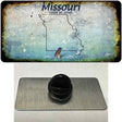 Missouri Show Me Rusty Blank Novelty Metal Hat Pin