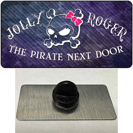 The Pirate Next Door Novelty Metal Hat Pin