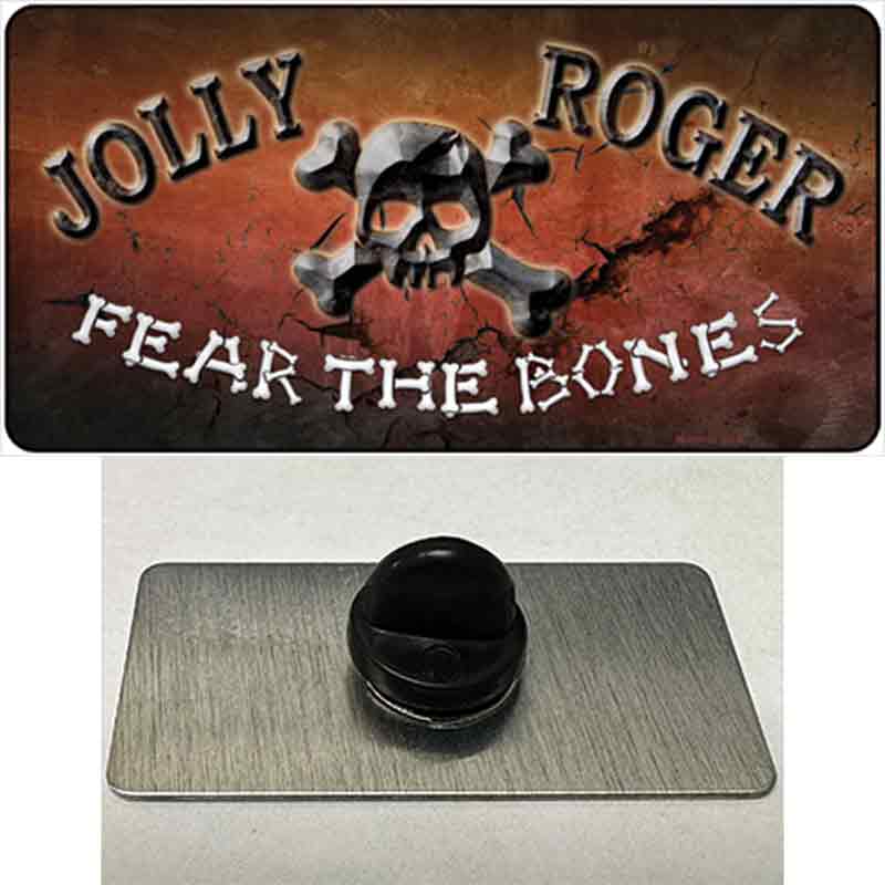 Fear The Bones Novelty Metal Hat Pin