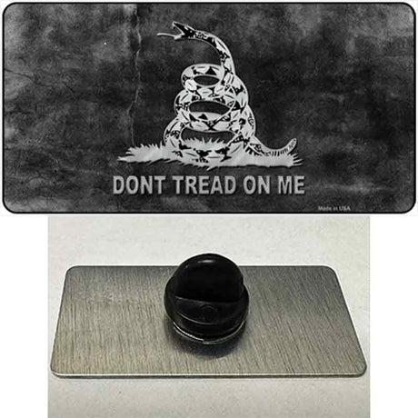 Dont Tread On Me Black Novelty Metal Hat Pin