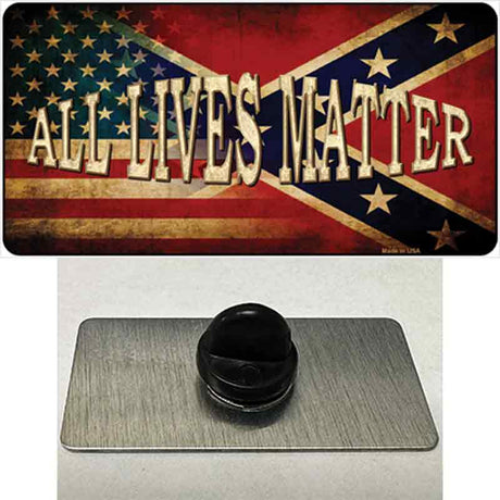 All Lives Matter Flag Novelty Metal Hat Pin