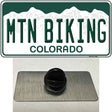 Mtn Biking Colorado Novelty Metal Hat Pin