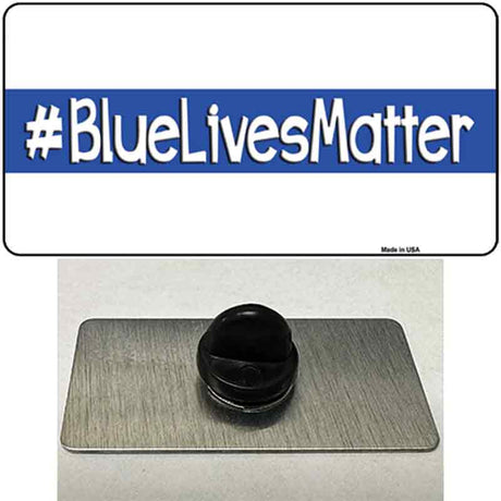 Blue Lives Matter Novelty Metal Hat Pin