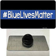 Blue Lives Matter Black Novelty Metal Hat Pin