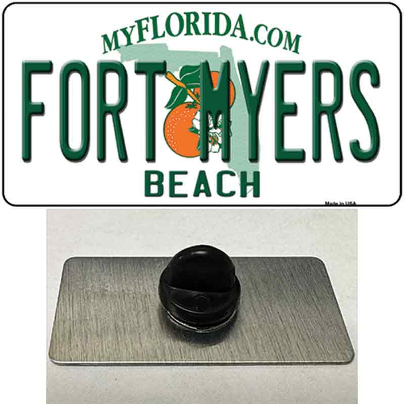 Fort Myers Beach Novelty Metal Hat Pin