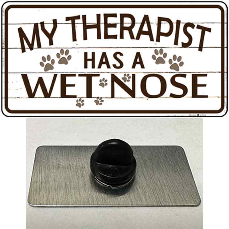 My Therapist Novelty Metal Hat Pin